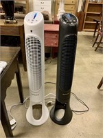 Qty (2) Honeywell 41" Tower Fans w/Remotes