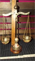 Vintage Cloisonne Scales of justice
