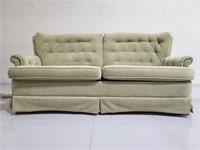 Sklar-Peppler love seat sofa bed in light green