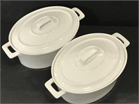 Blue Harbor Collection pair of casserole dishes