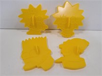 Simpsons cookie cutters