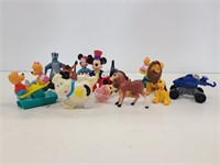 Collection of assorted children character toys