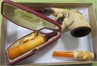 Meerschaum Smoking Pipes w/Case