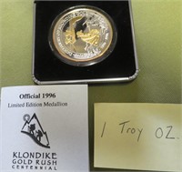1996 Alaska 1 Troy Oz. Medallion