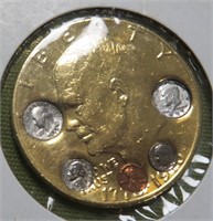 Centennial Eisenhower $ w/ Mini Coins