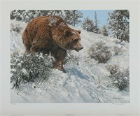 John Seerey-Lester's "First Snow - Grizzly Bear" L