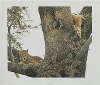 Robert Bateman's "Leopard and Thomson Gazelle Kill