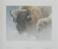 Robert Bateman's "Wood Bison Portrait" Limited Edi
