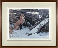 Robert Bateman's "Wily and Wary" Limited Edition P