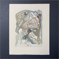 Salvador Dali's "Inferno Canto 4" Print