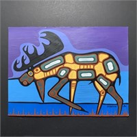 Brian Marion's "Caribou Wandering" Original