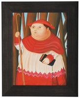 Jimenez Homenuje a Botero Original Painting