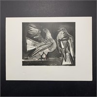 Pablo Picasso's "Deux Pigeons" Limited Edition Lit