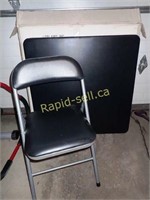 Media Folding Table & Chairs
