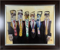 Todd White's "Working Stiffs" Limited Edition Canv