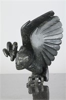 Toonoo Sharky's "Owl" Original Serpentine Sculptur