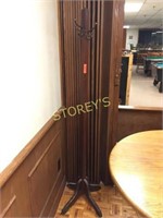 68" Wood Coat Rack