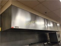 ~18' S/S Exhaust Hood w/ Fire Suppression