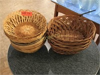 Qty of Wicker Baskets