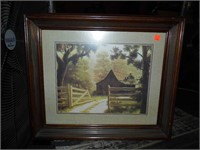 Cabin n the Country Picture 20 1/4" x 17 1/4"
