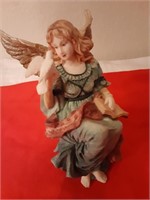 5.5" Ceramic Angel w/ Dove in Hand