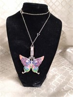 High quality butterfly necklace with stones