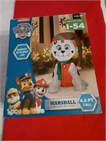 Marshall - Paw Patrol Indoor/Outdoor 4.5ft Inflata