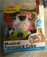 Melissa and Doug Musical Farmyard Cube