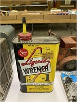 Vintage 16 oz. Liquid Wrench Tin Can