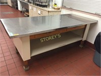 S/S Top Work Table - 7' x 3'