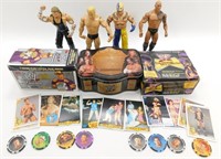 * Lot of Various Wrestling Cards & Figures