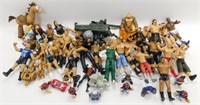 * Lot of Wrestling Figures & Other Various Toys