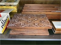 Carved Wooden Box (Needs Hinge Work)