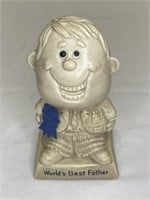 Vintage World's Best Father Figurine