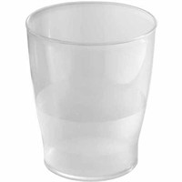 InterDesign Franklin Waste Can, Clear