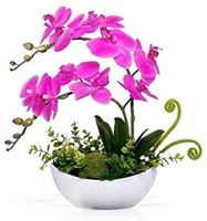 YILIYAJIA Artificial Orchid Bonsai Fake Flowers