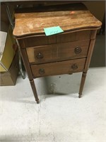 antique sewing stand