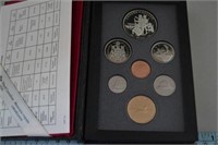 1990 Canadian Mint Set dollar 50% silver