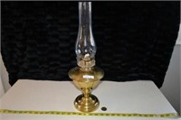 Canadian Solid brass oil lamp