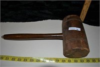 Antique 7" wooden maul