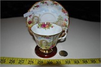 Royal Albert Cottage scene cup & saucer