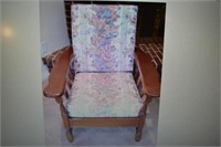 Large vilas maple arm chair