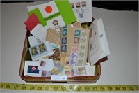 large lot of stamps