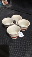 4 Shenango Demitasse Cups