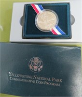 1999 Yellowstone Nat. Park Silver Comm. Coin