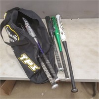 Baseball Bats w Bag