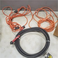 Extension Cords,  Pressure Washer Hose.