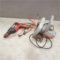 Skilsaw and Hammer Drill