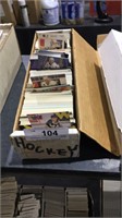 Box of Hockey Collector Cards