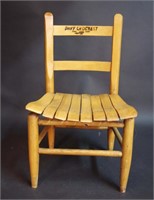Vintage Davy Crockett Child's Chair